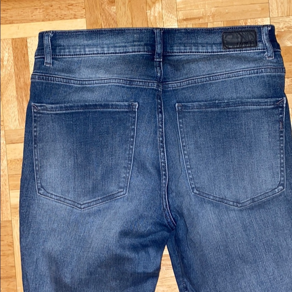 Express High Rise Denim Skinny Jeans - Picture 3 of 3
